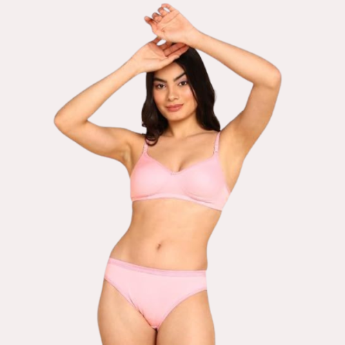 Cozy Cotton Intimates Bra Panty Set - Image 4