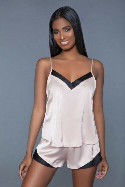 100% Silk Satin cami short set - Image 2