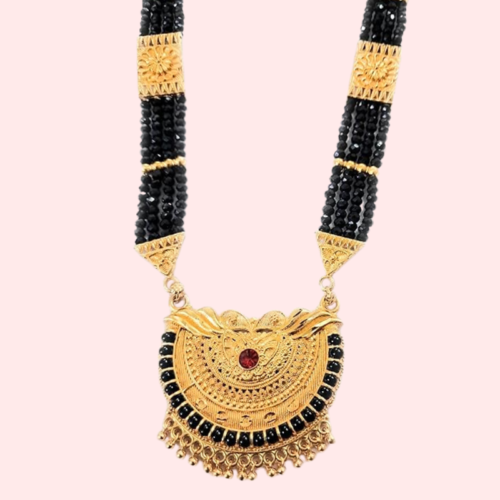 Traditional Gold Plated Pahadi Mangalsutra - Image 2