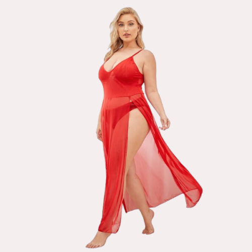 Soft Elegant Lace Seductive Nightgown - Image 4