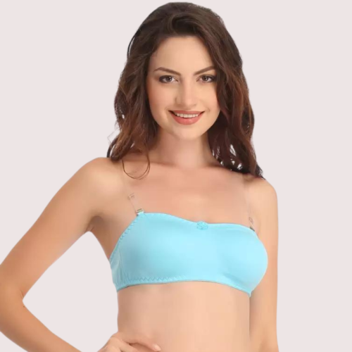 Women's Comfy Wirefree Micro Touch Stretch Tube Bra - Image 3