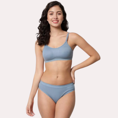 Wire-Free Women's Sports Bra Panty Set - Image 2
