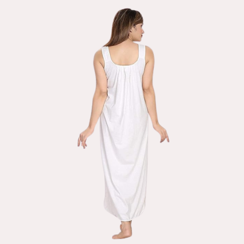 Comfortable Maxi Cotton Nighty Gown - Image 4