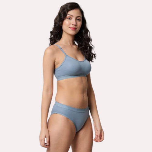 Wire-Free Women's Sports Bra Panty Set - Image 3