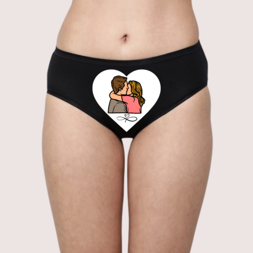 Sensual Custom Message Forever Kiss Panty - Image 2