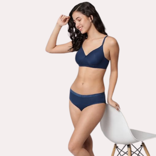 Classic Cotton Sexy Bra & Panty Set - Image 4