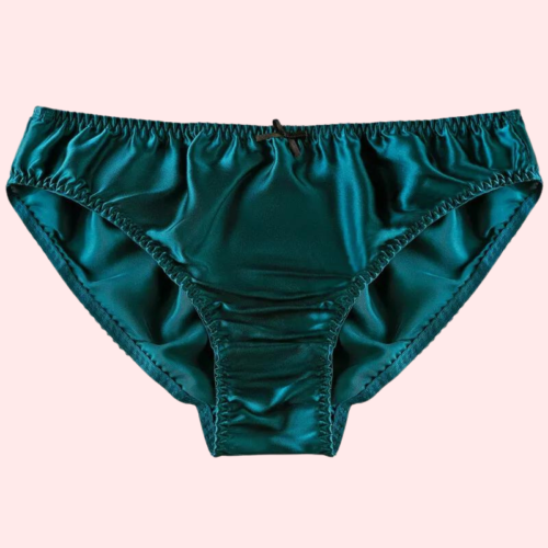 French Daina Ultra Luxury Silk Satin Lace Briefs Gift Box - Image 2