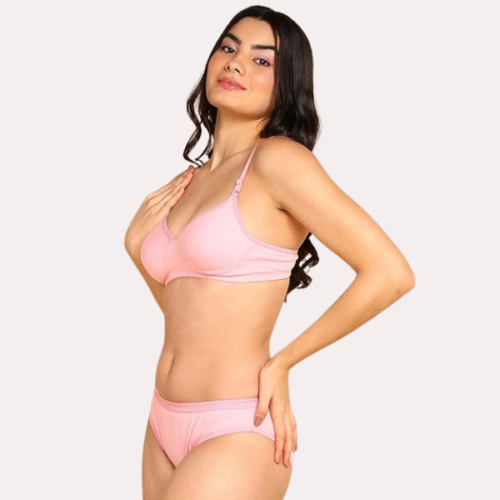 Cozy Cotton Intimates Bra Panty Set - Image 3