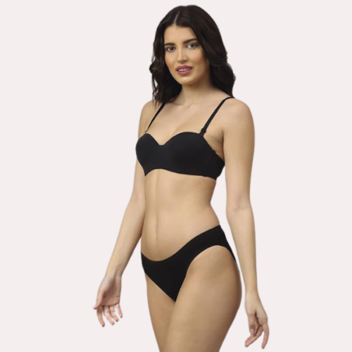 Casual Cotton Comfort Bra Panty Set - Image 4