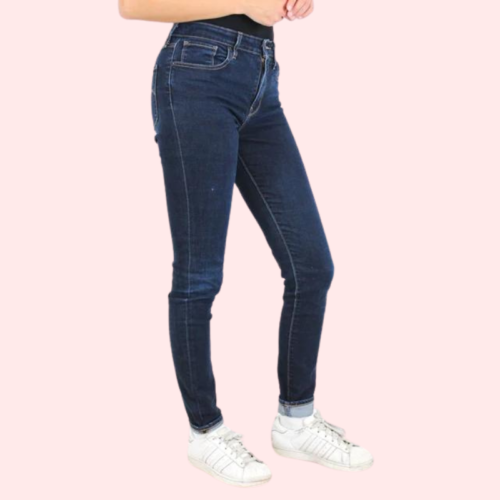 Elegant Women's Skinny Fit Slim Denim Pants - Image 3