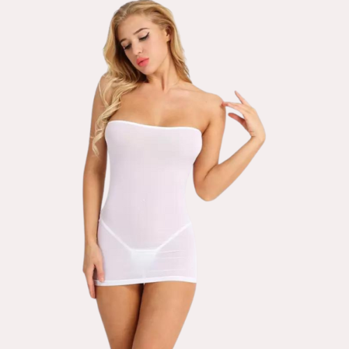 Elegant Honeymoon Babydoll Dress - Image 2