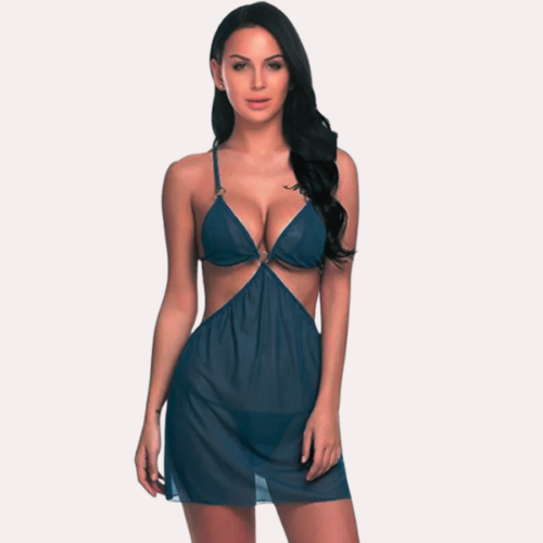 Sheer Babydoll Nightdress for Women - Image 2