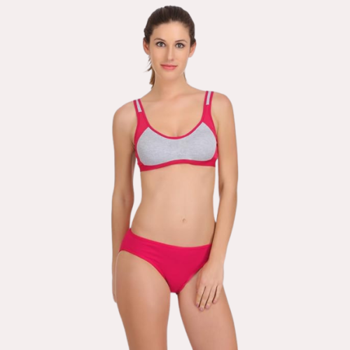 Trendy Sports Bra with Panty for Women - Image 2
