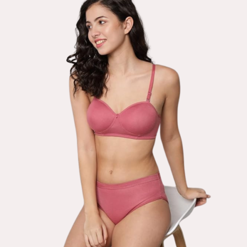 Casual Chic Cotton Bra Panty Set - Image 4