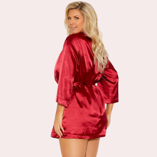 Exquisite Silk Robe for Women's Sensual Nights - Image 7