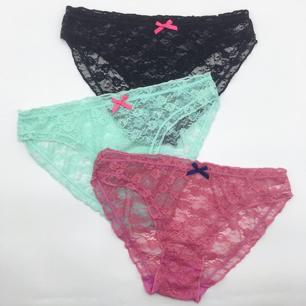 Low Rise Lace Panties Set - Pack of 4 3 Low Rise Lace Panties Set - Pack of 4 - Image 3
