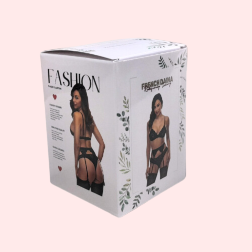 French Daina Signature Lace Tanga Thong in Gift Box - Image 2