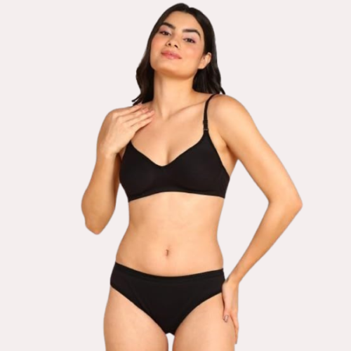 Breathable Cotton Lingerie Set for Her - Image 3