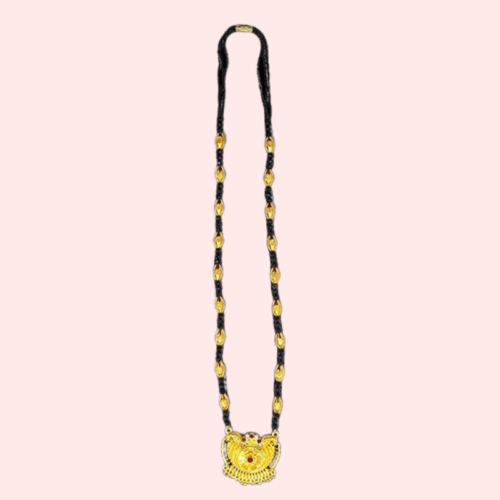 Traditional Golden Pahadi Mangalsutra for Women - Image 4