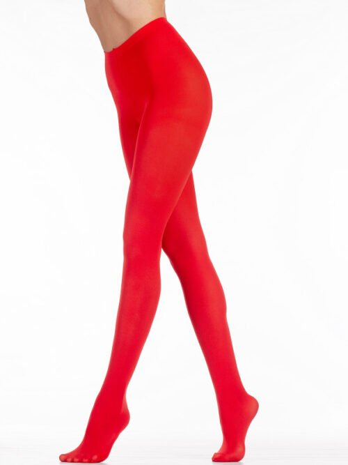 TOMKIND Red Tights - Stylish Women's Legwear - Image 4