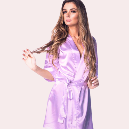 Silken Charm, Wrapped in Women's Seduction Robe - Image 3