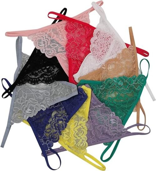 4-Pack Lace G-Strings for Everyday Luxury - Image 4