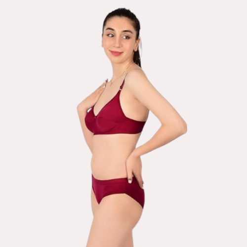 Comfortable Cotton Bra & Panty Set for Women - Image 4