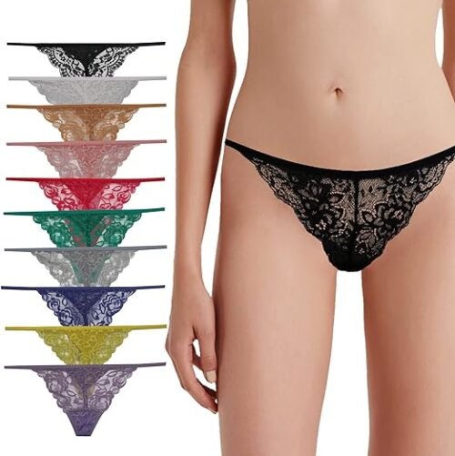 4-Pack Lace G-Strings for Everyday Luxury - Image 3