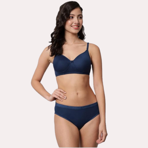 Classic Cotton Sexy Bra & Panty Set - Image 3