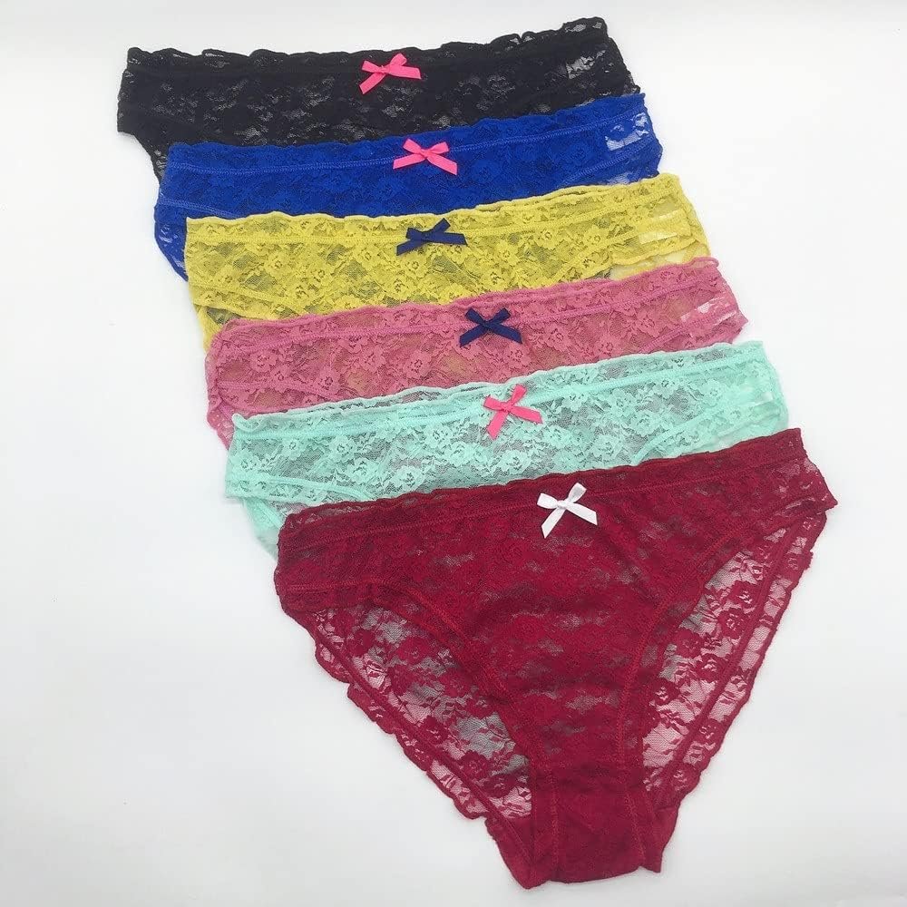 Low Rise Lace Panties Set - Pack of 4 4 Low Rise Lace Panties Set - Pack of 4 - Image 4