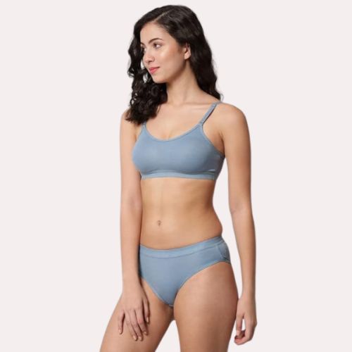 Wire-Free Women's Sports Bra Panty Set - Image 4