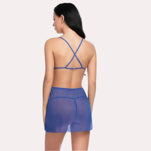 Sheer Babydoll Nightdress for Women - Image 7