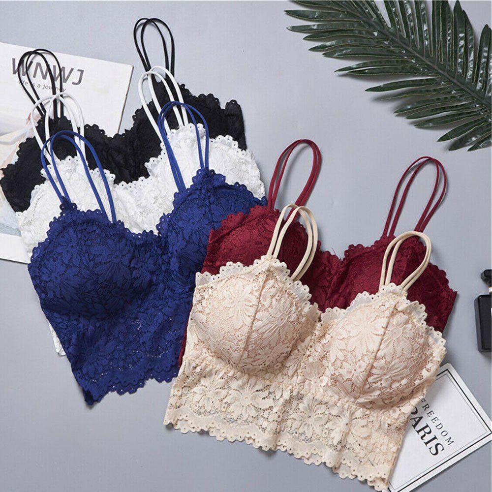 Cute Stretch lace bralette Bra top (Pack of 2) 2 Cute Stretch lace bralette Bra top (Pack of 2) - Image 2