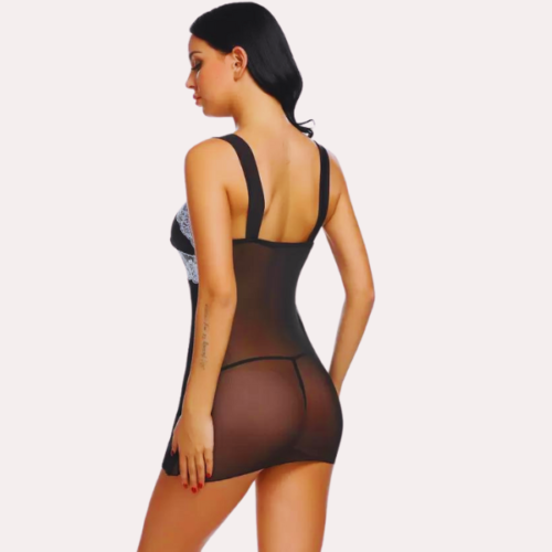 Mesh and Lace Women's Babydoll - Image 3