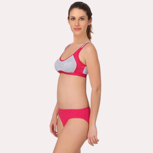 Trendy Sports Bra with Panty for Women - Image 3