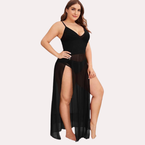 Feminine Sheer Seduction Nightgown - Image 5
