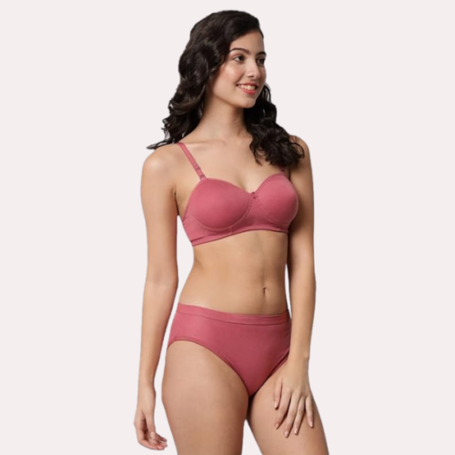 Casual Chic Cotton Bra Panty Set - Image 2