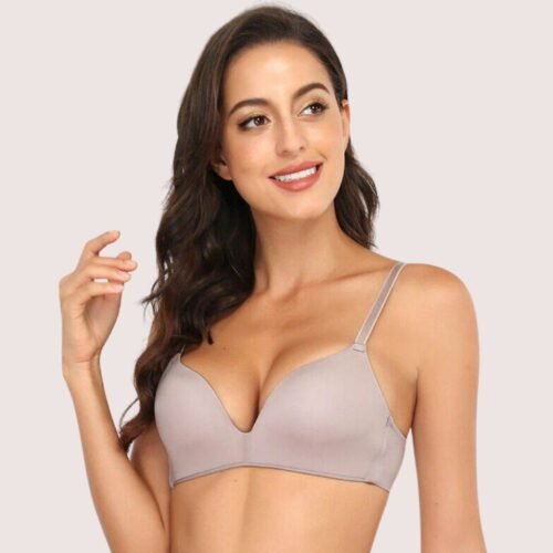 French Daina 2 Pack Luxury Seamless Padded Non-Wired Push-Up Bra - Image 4