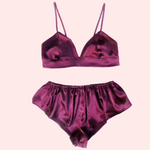 Timeless Pure Silk Satin Lingerie Set for Women - Image 3