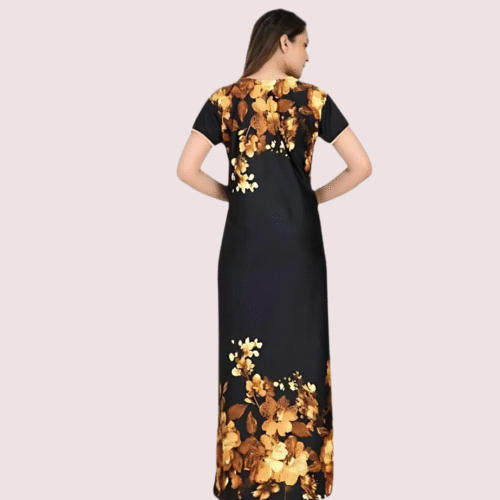 Satin Maxi Nightgown for Women - Image 3
