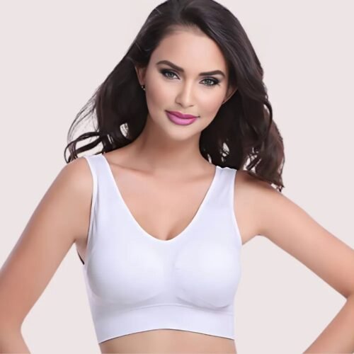 Fashionable Cutout Sports Bra for Young Athletes - Image 2