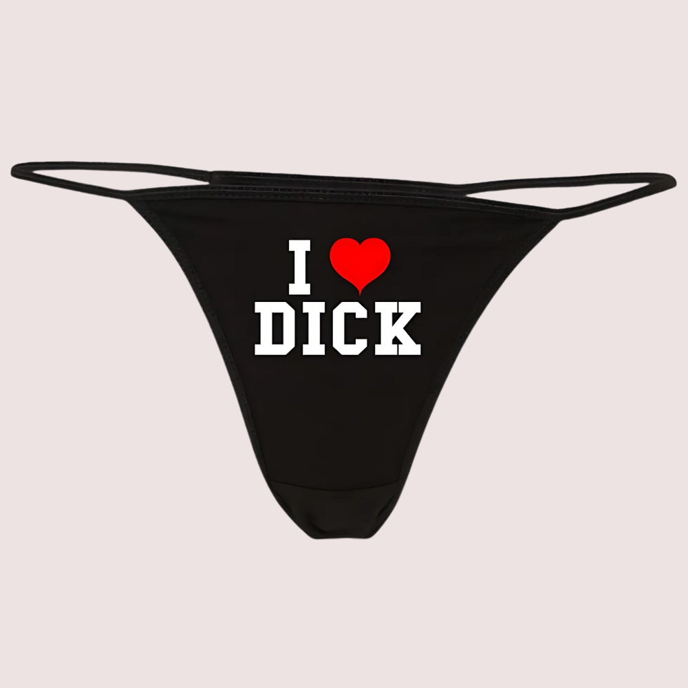 I Love Dick Printed G String Thong 3 I Love Dick Printed G String Thong - Image 3