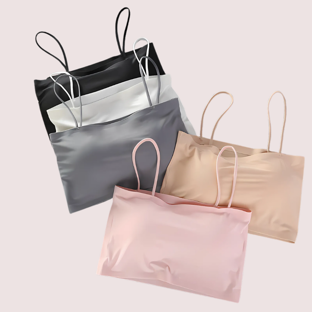2 Pack Seamless padded crop top bra 4 2 Pack Seamless padded crop top bra - Image 4