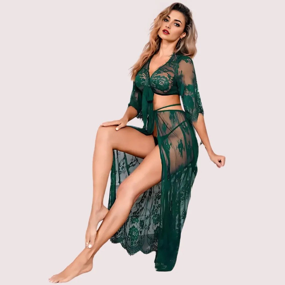 Stylish Sheer Net Top and Skirt Set 1 Stylish Sheer Net Top and Skirt Set