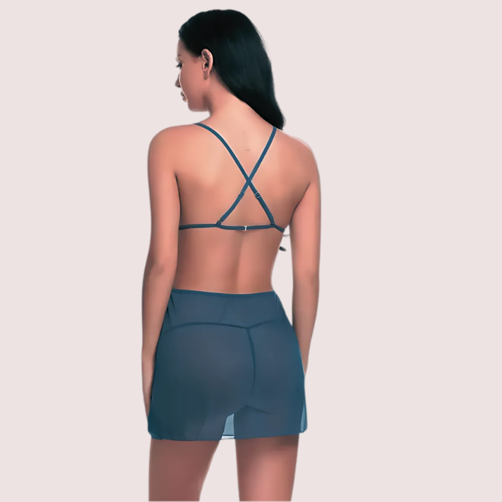 Sheer Babydoll Nightdress for Women 3 Sheer Babydoll Nightdress for Women - Image 3