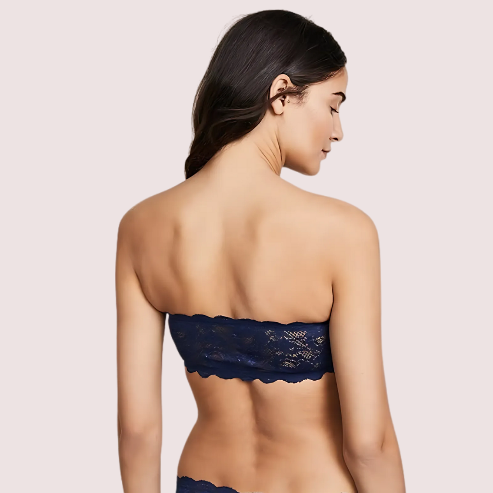 Sexy Tube Bandeau Bra Top in Striking Cobalt 2 Sexy Tube Bandeau Bra Top in Striking Cobalt - Image 2