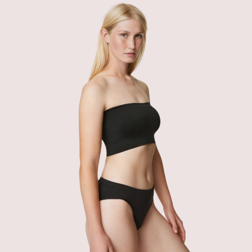 Non-Wired Seamless Tube Bra Panty Set for Daily Wear - Image 2