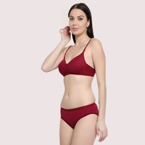 Lightly Padded Bra & Soft Cotton Panty Set (2 pack) - Image 2