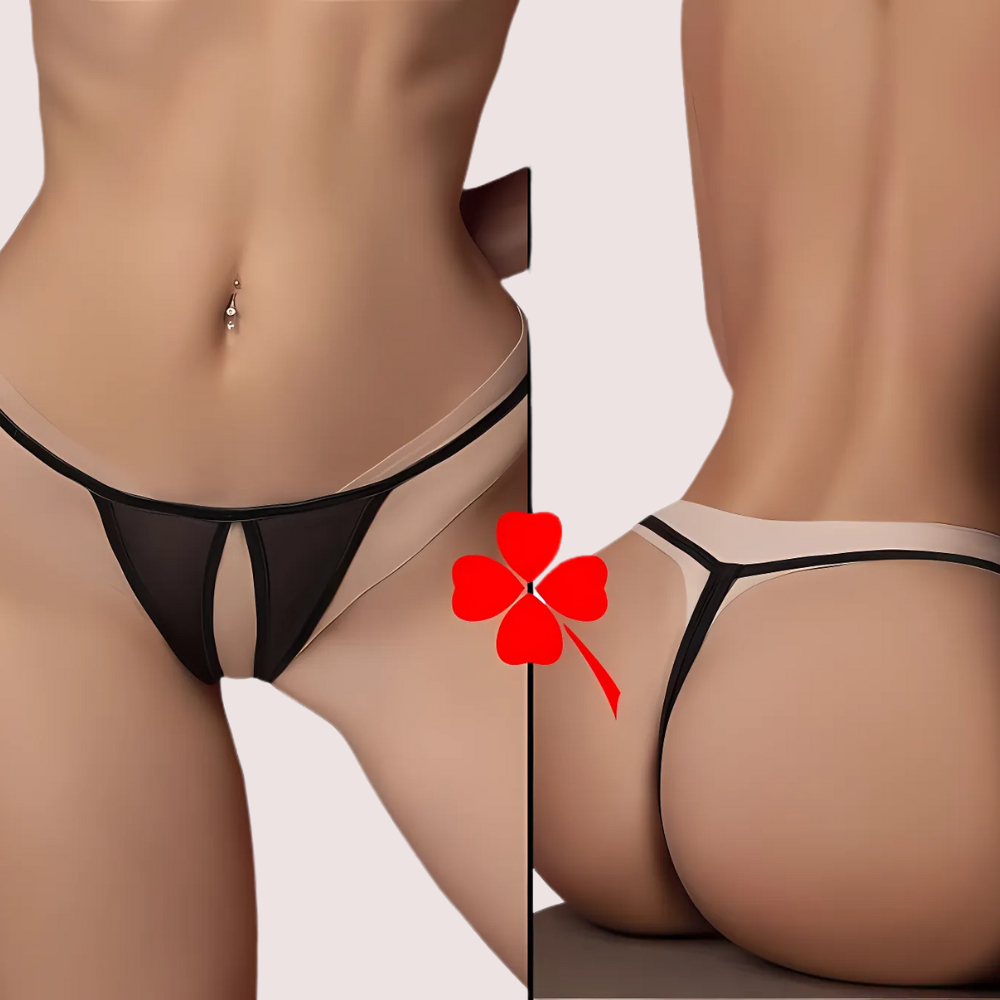 Crotchless thong Women's Sexy panty 3 Crotchless thong Women's Sexy panty - Image 3