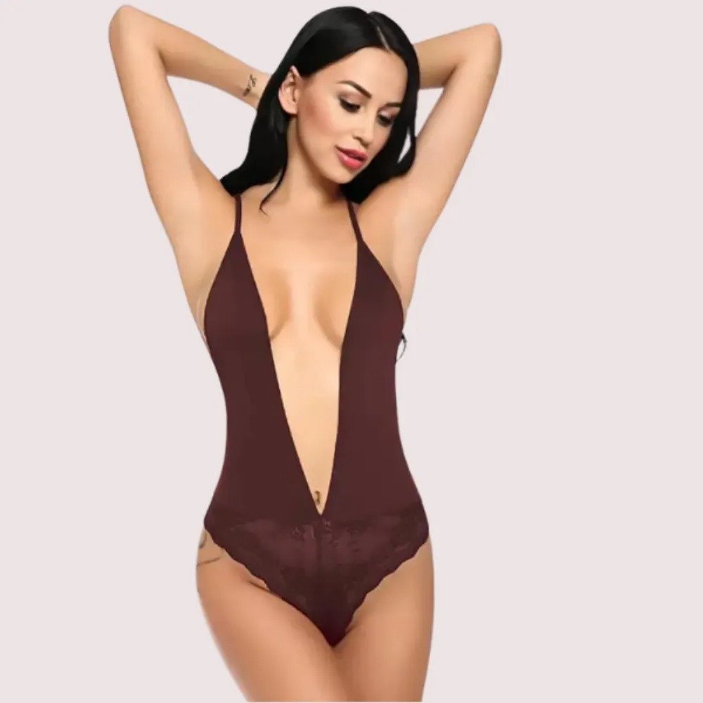 Chic and Comfy Sheer Nightwear Bodysuit 3 Chic and Comfy Sheer Nightwear Bodysuit - Image 3